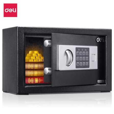 ตู้เซฟนิรภัย DELI 16654-BK-01 สีดำ_0